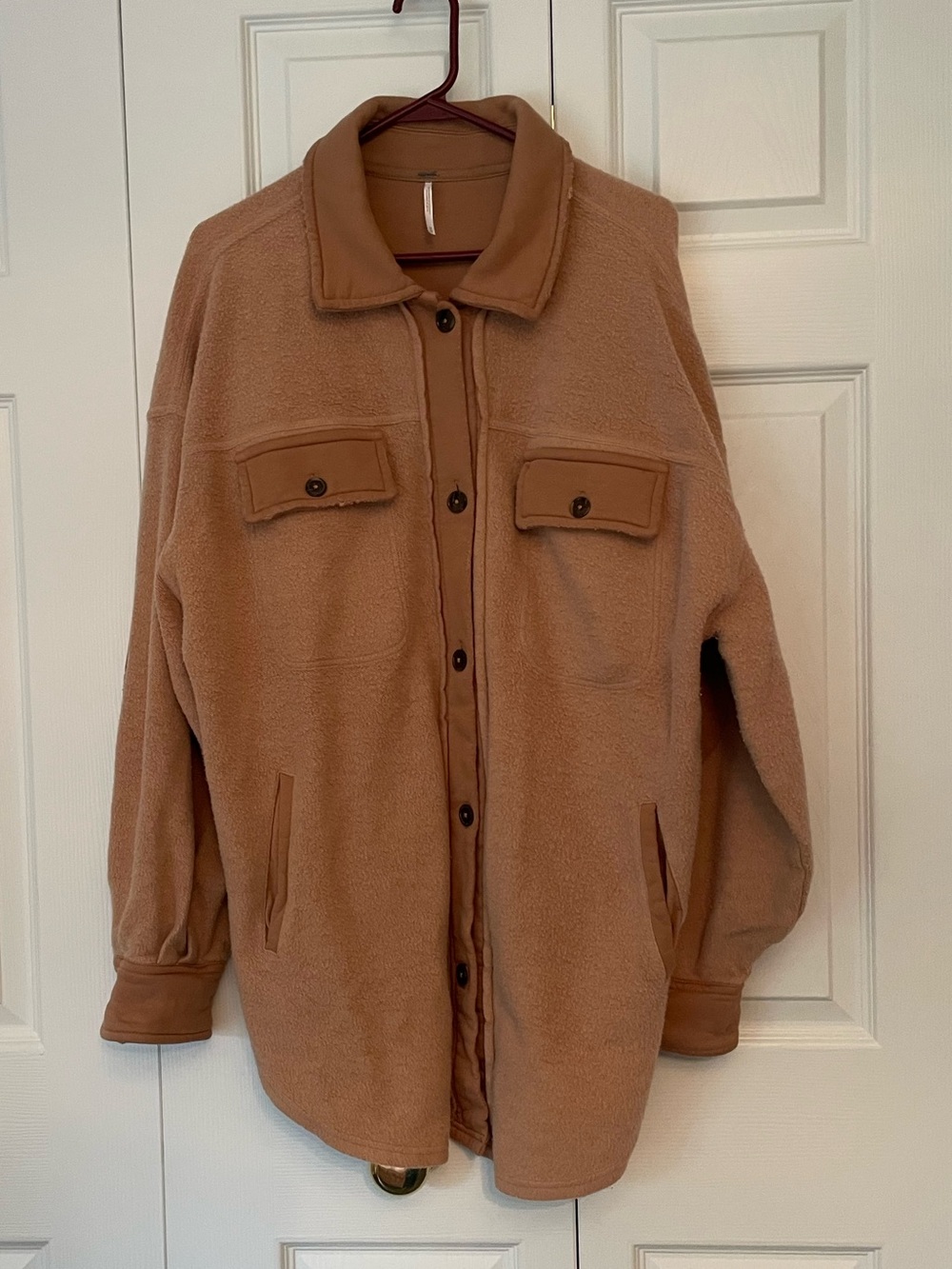 Free People Ruby Soft Oversized Shirt Jacket Medium